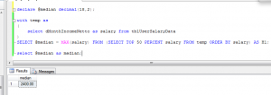 median-sql